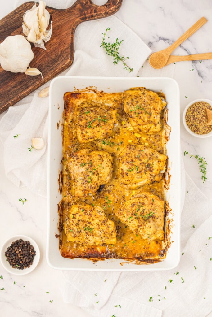 Mustard Chicken Thighs Mustard Chicken Thighs
