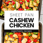 Sheet Pan Cashew Chicken