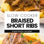 Slow Cooker Braised Short Ribs