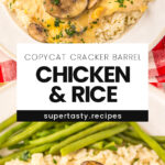 Slow Cooker Copycat Cracker Barrel Chicken & Rice