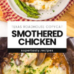 Slow Cooker Copycat Texas Roadhouse Smothered Chicken