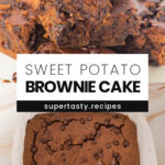 Moist Sweet Potato Brownie Cake