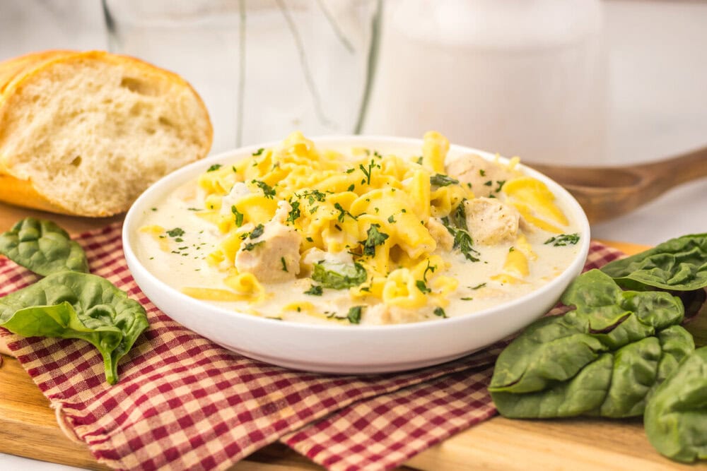 Slow Cooker Chicken Alfredo Soup