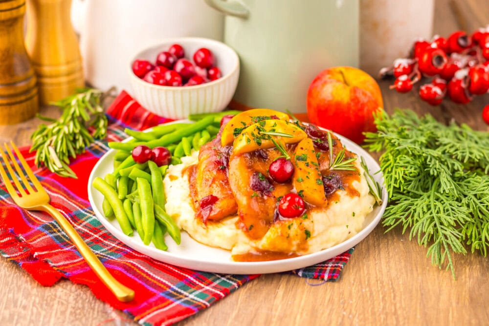 Slow Cooker Cranberry Apple Chicken