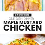 Maple Mustard Chicken Thighs