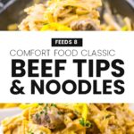 Slow Cooker Mississippi Beef and Noodles