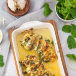 Hasselback Chicken with Spinach