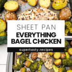 Sheet Pan Everything Bagel Chicken